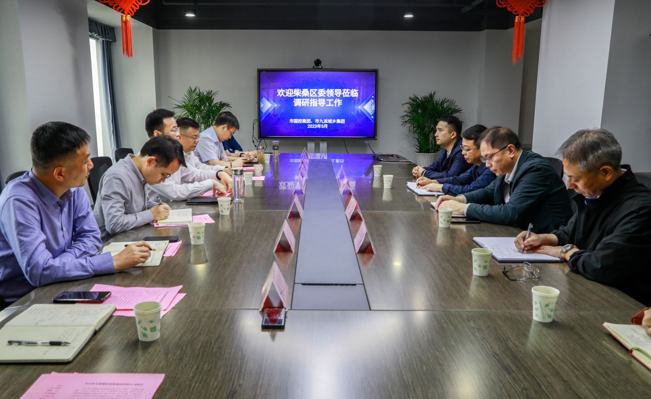 柴桑區(qū)委書記盛煒一行來訪市國控集團、市九派城鄉(xiāng)發(fā)展集團